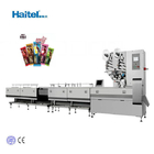Multi-servo feed processing machine Horizontal chocolate Candy Bar flow Packing Machine