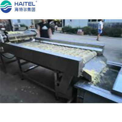 آلة صنع البطاطس المقلية المجمدة الصناعية 500 كجم / ساعة لمصنع 380 فولت