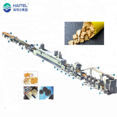 220V / 380V التلقائي خط آلة بسكويت ساندويتش أوريو 2000 كلغ